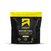 Ascent Native Fuel Whey Protein Powder, Vanilla Bean, 1 Lb